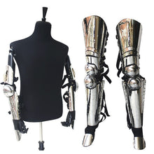 Load image into Gallery viewer, Metal Silver Handmade MJ Michael Jackson Concert Armor Custume Set