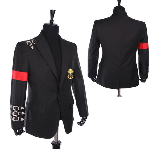 Rare Classic MJ Michael Jackson Black Suit Blazer