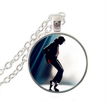 Load image into Gallery viewer, Unisex  Michael Jackson  Necklace Glass Long Necklaces Chain For Fans