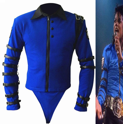 Rare MJ Michael Jackson Blue Jacket