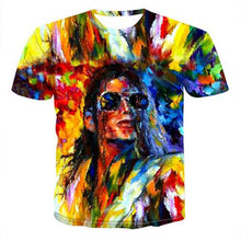Load image into Gallery viewer, Michael Jackson 3D Color T-shirt